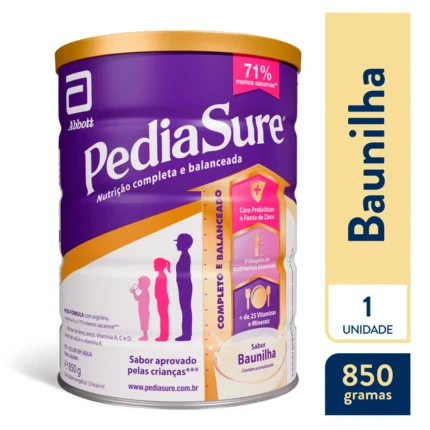 Suplemento Infantil Pediasure 4 a 10 anos Baunilha 850g