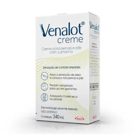 Venalot Creme Para Pernas e Pés com 240ml