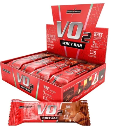 Barra de Proteína Vo2 Slim Integralmédica Chocolate 30g 12 unidades