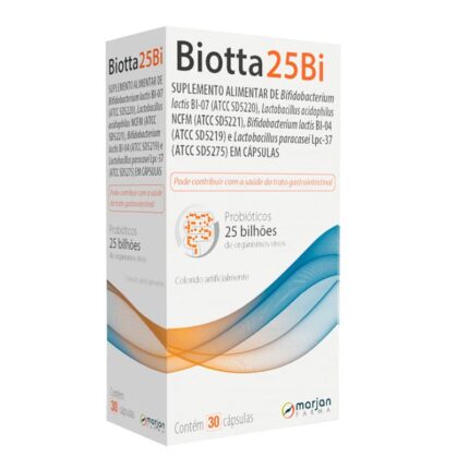 Suplemento alimentar Marjan Biotta 25Bi 30 cápsulas